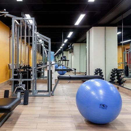La Joya Pachuca Hotel Kültér fotó The gym at the hotel